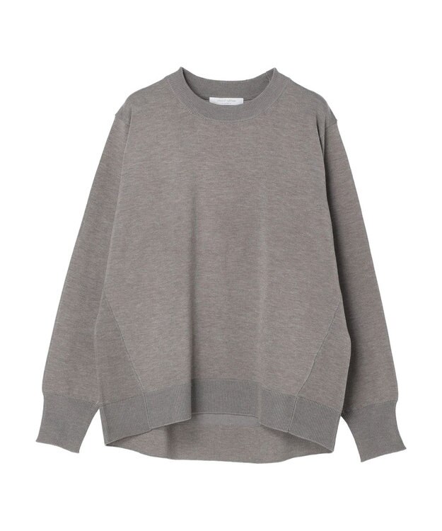 Green Parks アルガンオイル配合　クルーネックプルオーバー Gray