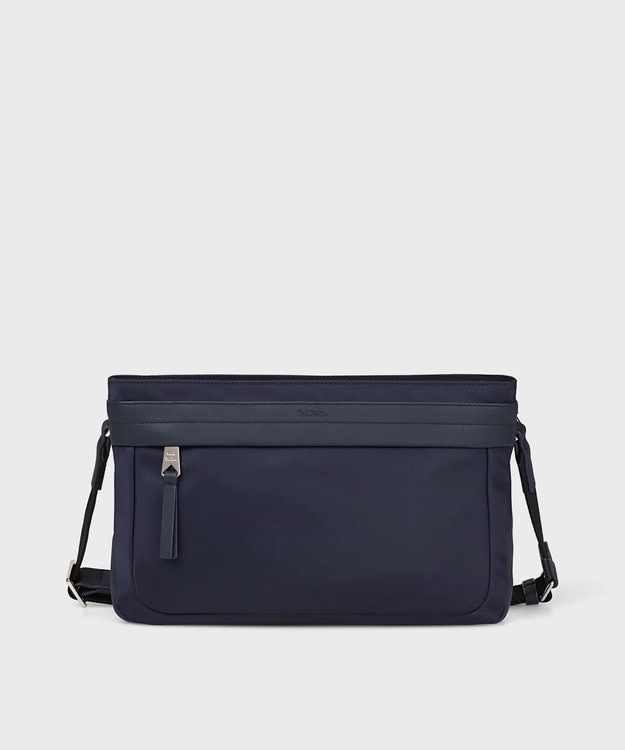 Paul Smith ナイロンブライトストライプトリム SS25 2WAYミニショルダーバッグ ネイビー