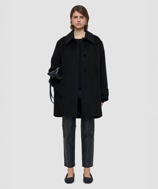 JOSEPH ソフトウールカシミヤコート Black