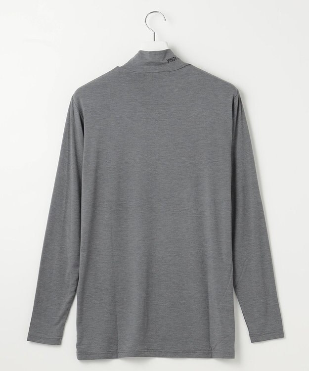 23区GOLF 定番あたたかインナー【MEN】エニワイズ無地 カットソー ライトグレー系