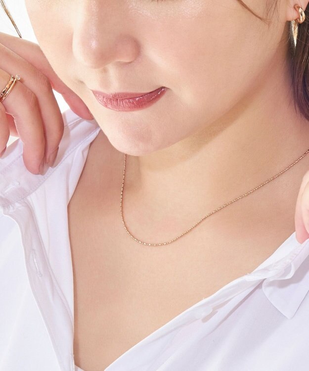 Phoebe 【金属アレルギー対応】2setスウィートハートネックレス　シャンパンゴールド シャンパンゴールド