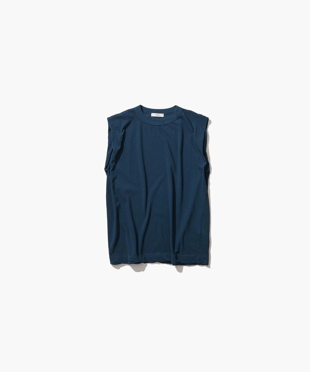 ATON FRESCA SINGLE JERSEY | タンクトップ BLUE GRAY