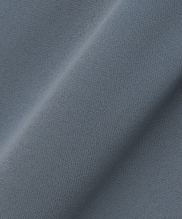 23区 【APPLAUDIR】ダブルクロス ドレス ブルーグレー系