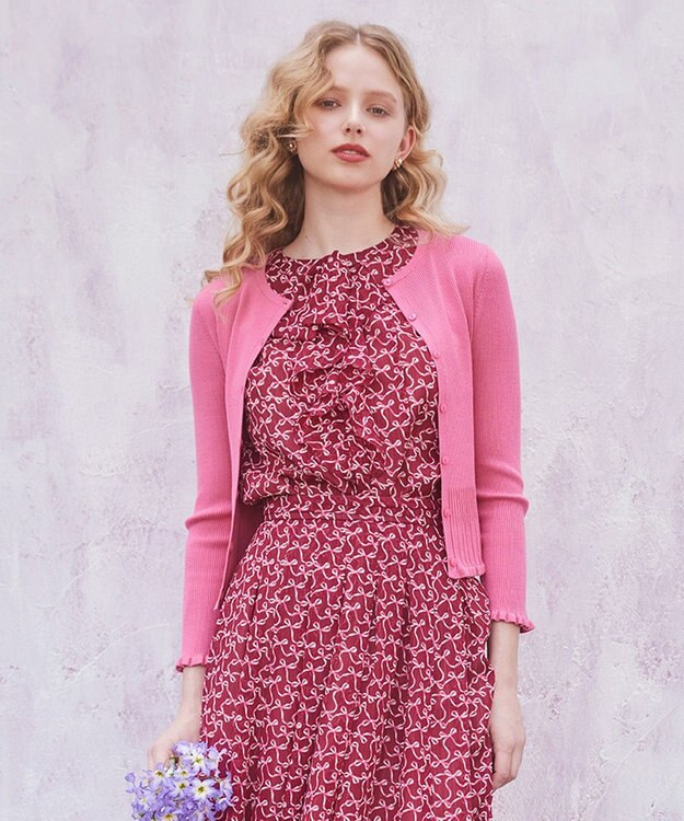 TOCCA 【美人百花掲載】【消臭】RIBBON AND RIBBON ブラウス ワイン系5