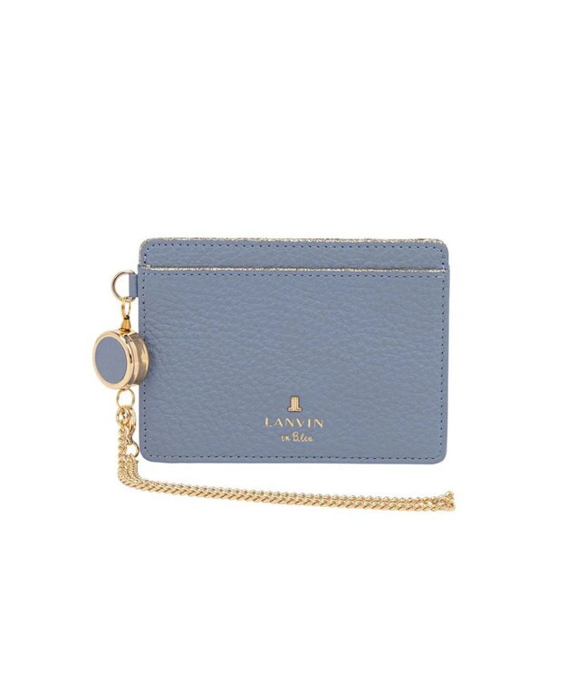 LANVIN en Bleu メラニー リール付きパスケース ブルー