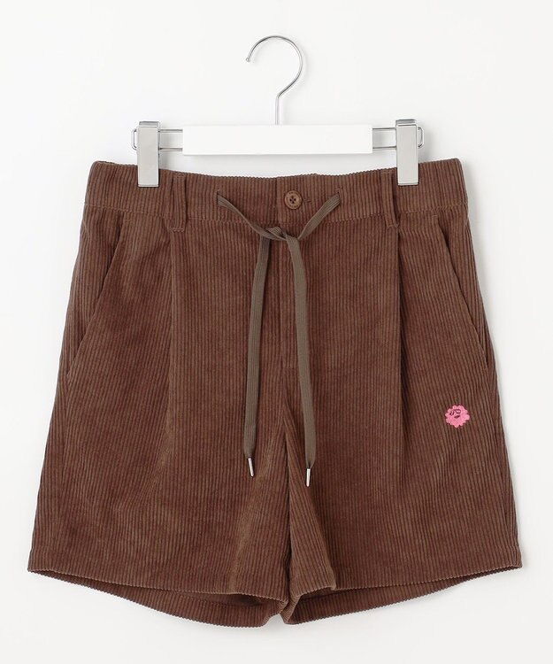 PW CIRCULUS 【手洗い洗濯可 / NEWシーズン素材 / ストレッチ】【WOMEN】コーデュロイショーツ ゴルフウェア レディース ダークブラウン系