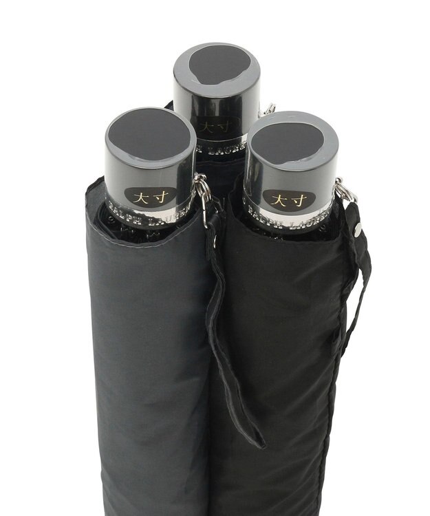 MOONBAT 【大きめ70cm】POLO RALPH LAUREN 折りたたみ傘 メンズ プレーン ワンポイント刺繍 ダークグレー