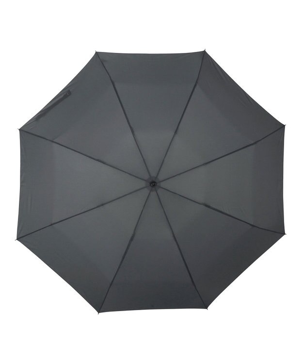 MOONBAT 【大きめ70cm】POLO RALPH LAUREN 折りたたみ傘 メンズ プレーン ワンポイント刺繍 ダークグレー