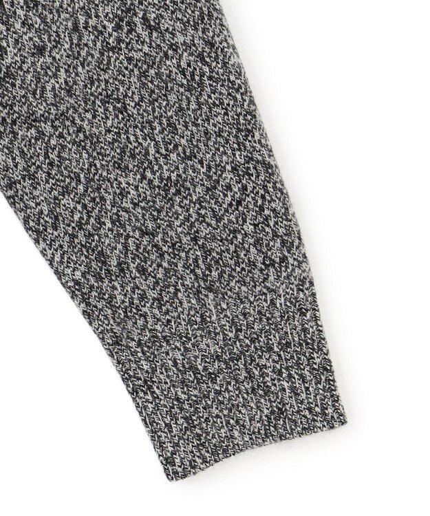 J.PRESS YORK STREET 【UNISEX】ウールカシミヤ クルーニット ブラック系1