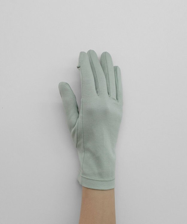 ORuKuBET organic - isla【 日本製・タッチパネル対応・オーガニックコットン 】 ライトグリーン