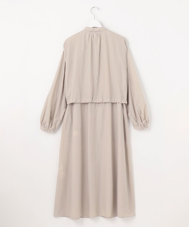 自由区 【UVケア・接触冷感・洗える】3WAYシアー コート ベージュ