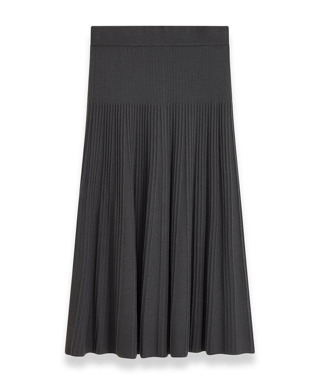 JOSEPH メリノリブ　ニットスカート Slate