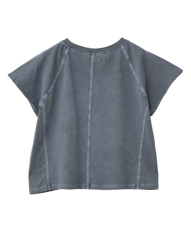 CRAFT STANDARD BOUTIQUE ヴィンテージ加工ロゴプリントノースリーブＰＯ Black