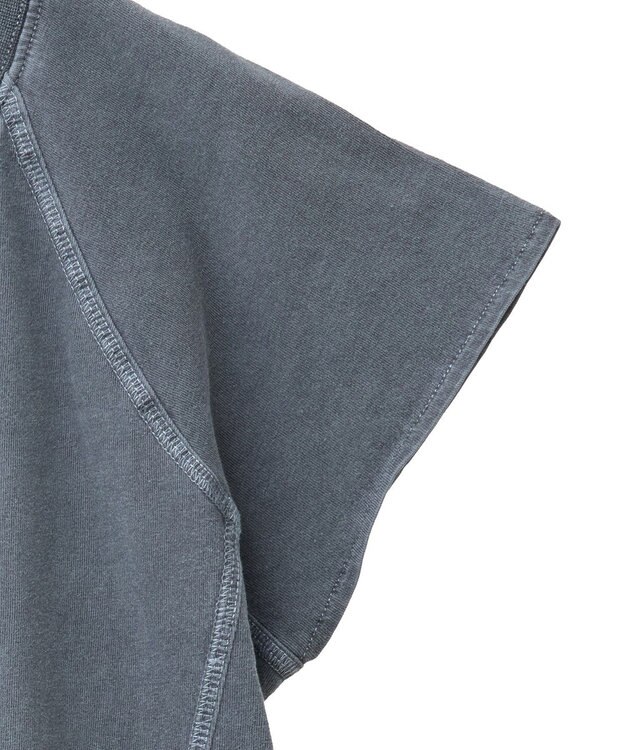 CRAFT STANDARD BOUTIQUE ヴィンテージ加工ロゴプリントノースリーブＰＯ Black