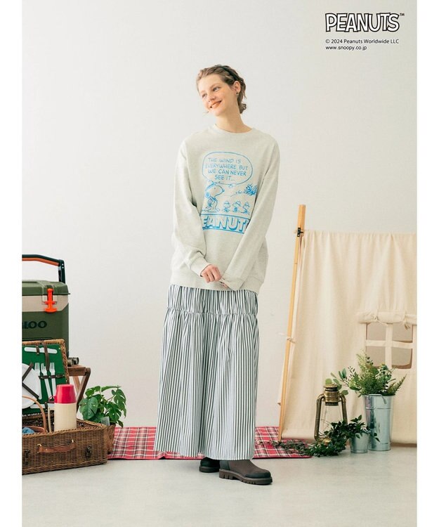 AMERICAN HOLIC ビンテージライクスウェット／ＰＥＡＮＵＴＳ2 Oatmeal