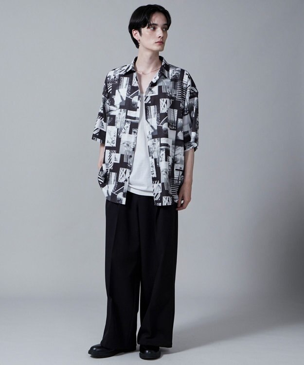 WEGO アムンゼンパターンBIGシャツ（S） 柄3