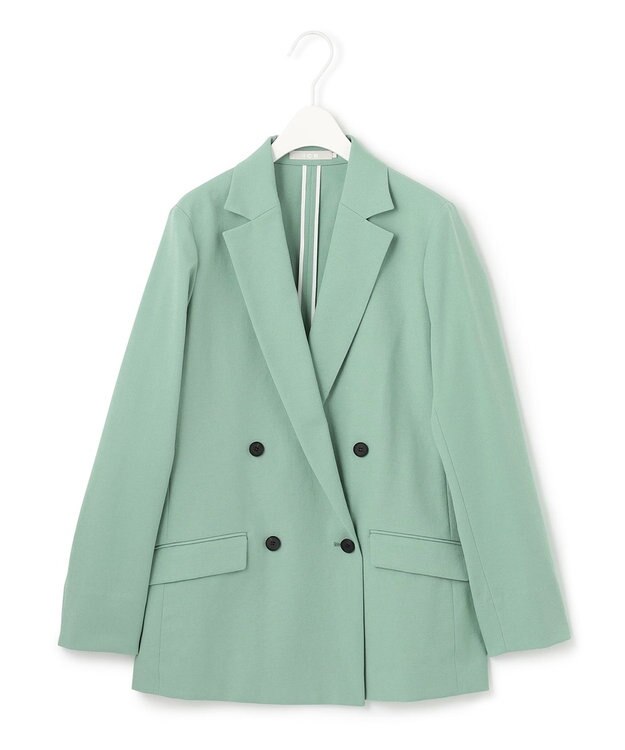 ICB 【人気のため新色追加・洗える】 LooseWeave ジャケット ジェイド系