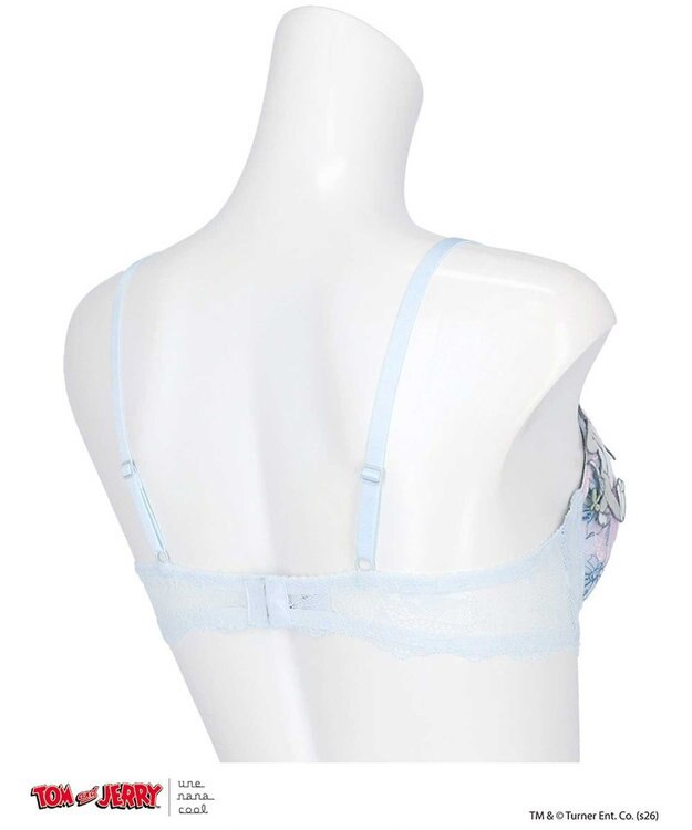 une nana cool トムとジェリー × une nana cool ワイヤーブラ スカイブルー