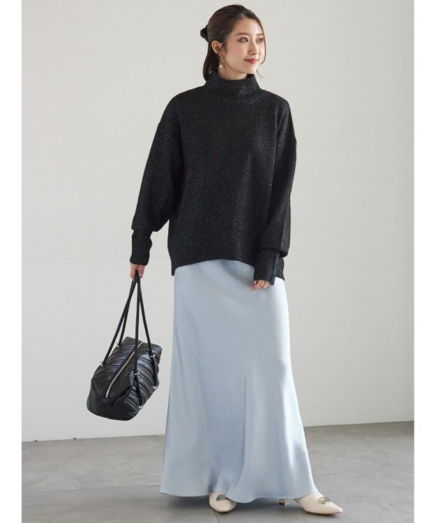 Te chichi MIXラメニット ブラック