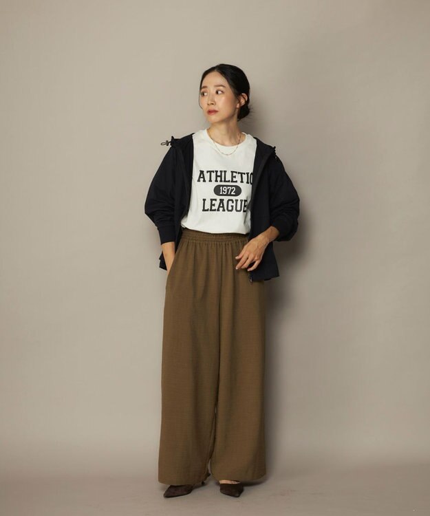 OP／FILA 【Ocean Pacific】らくティブ｜ペアテックスドロストコードUVパーカー ブラック