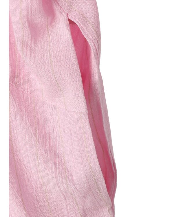 earth music&ecology レーヨンストライプワンピース Pink