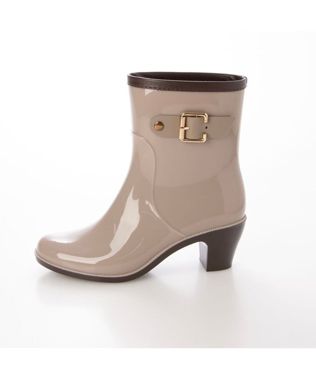 ing <Pitti>【WEB限定】バックルベルトレインショートブーツ オーク