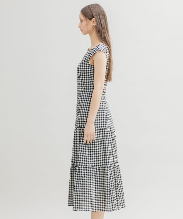 TOCCA 【洗える】MELODY ロング丈ドレス ブラック系5