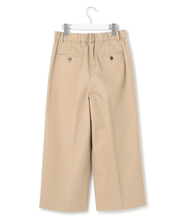 23区 【洗える】カルゼストレッチ クロップド パンツ キャメル系