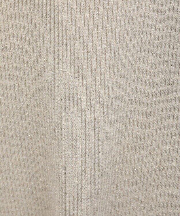 AMERICAN HOLIC ラメ入りリブニットプルオーバー Beige Mixture