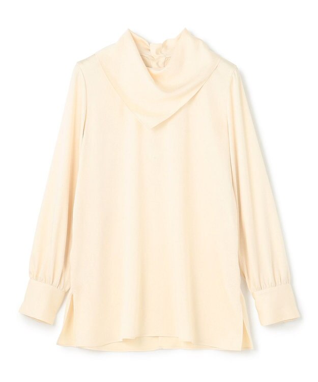 BEIGE， MABILLON / スカーフブラウス Ecru