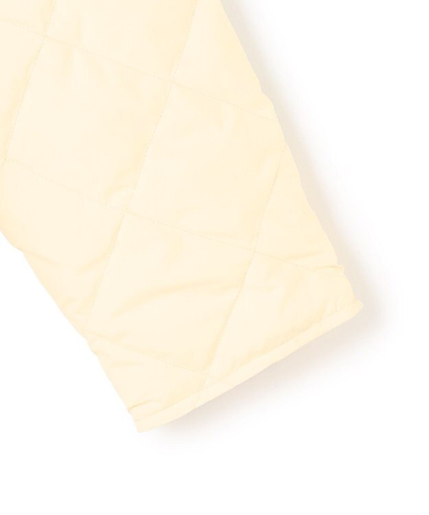 UNFILO 【自宅で洗濯OK / 軽量で暖かい】TAIONコラボ キルティングブルゾン クリーム