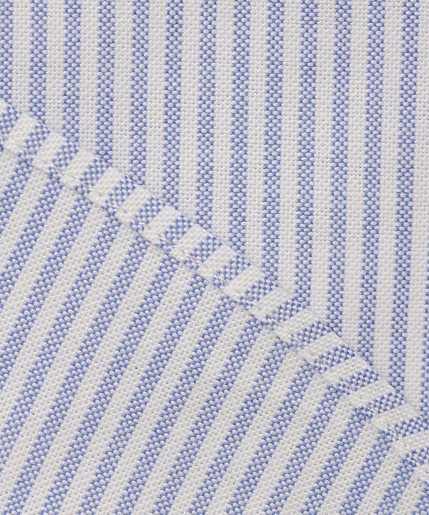 J.PRESS MEN 【J.PRESS BASIC】アービングボタンダウンキャンディストライプ 半袖シャツ ダルブルー系1