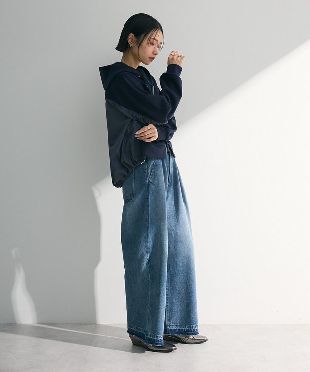 Green Parks ダンボールドッキングｚｉｐパーカー Navy