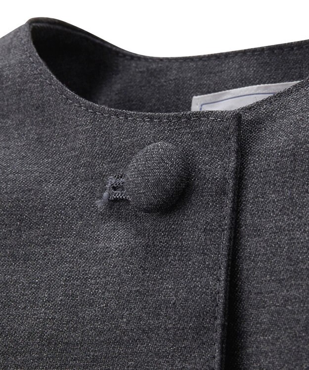 MIKI HOUSE HOT BISCUITS 【95-130cm】ウール素材のボレロ グレー