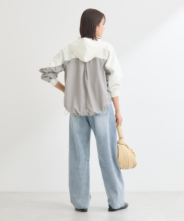 Green Parks ダンボールドッキングｚｉｐパーカー Ecru