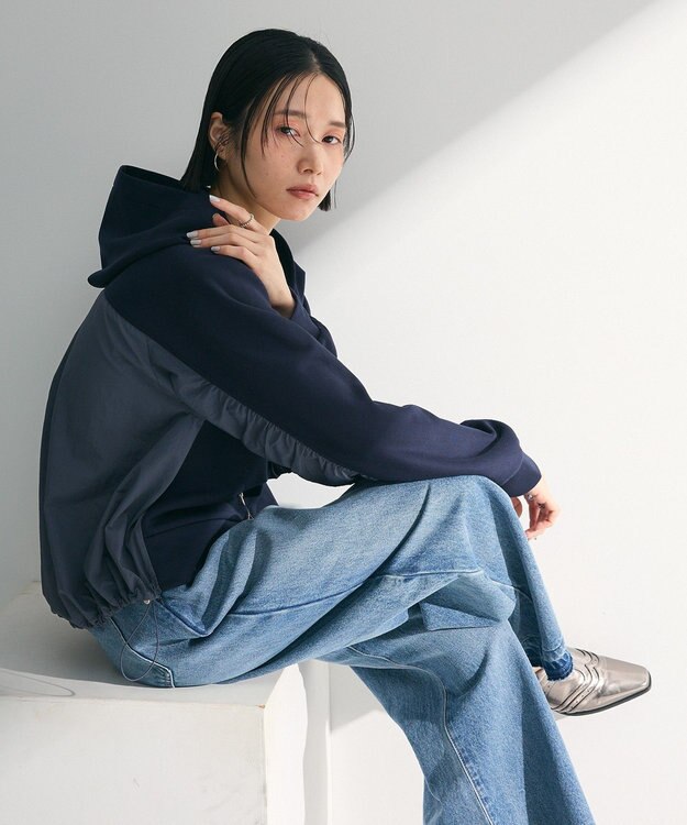 Green Parks ダンボールドッキングｚｉｐパーカー Navy