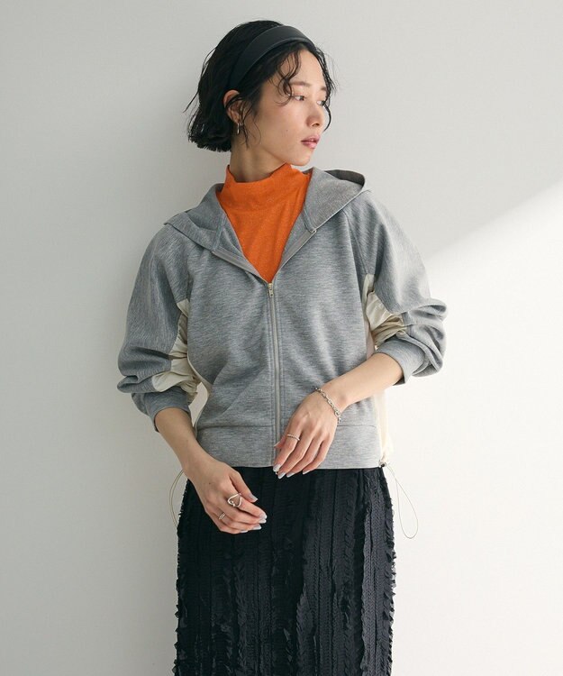 Green Parks ダンボールドッキングｚｉｐパーカー Gray Mixture