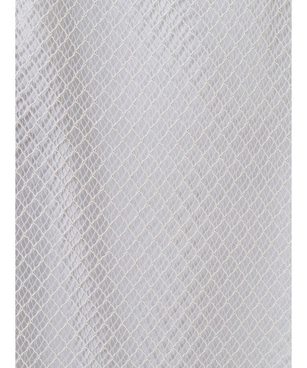 earth music&ecology 袖シアーレースプルオーバー Grayish Blue