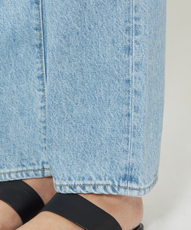 uncrave ストレート デニム パンツ（uncrave STANDARD） ライトブルー