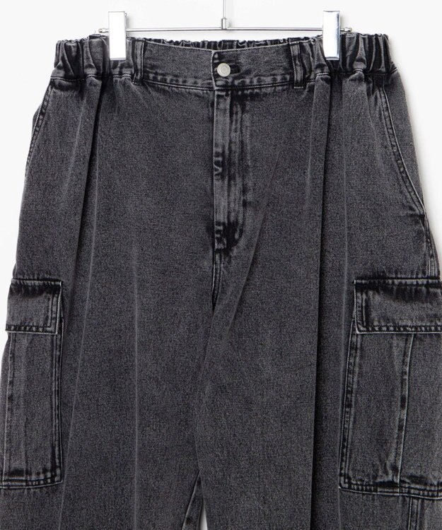 WEGO デニムカーゴパンツ ブラック