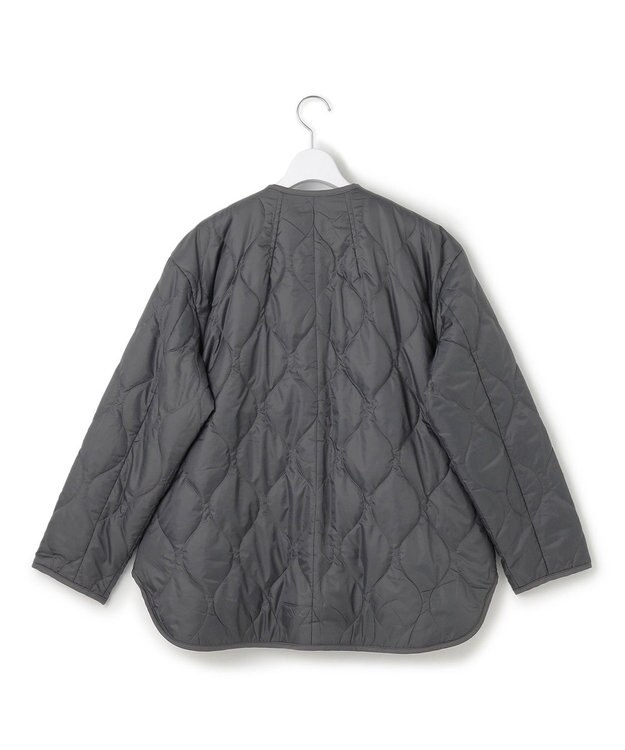 J.PRESS YORK STREET 【WOMEN】キルト×ジャージ ブルゾン グレー系