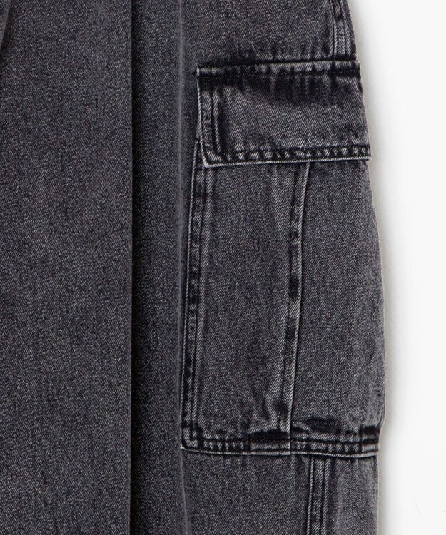 WEGO デニムカーゴパンツ ブラック