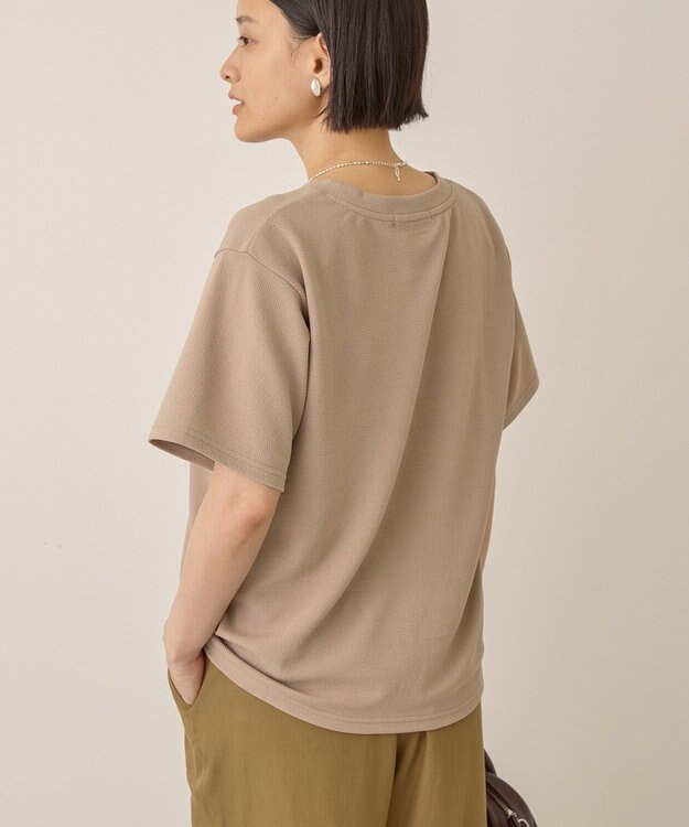 AMERICAN HOLIC ジョーゼット半袖プルオーバー Beige