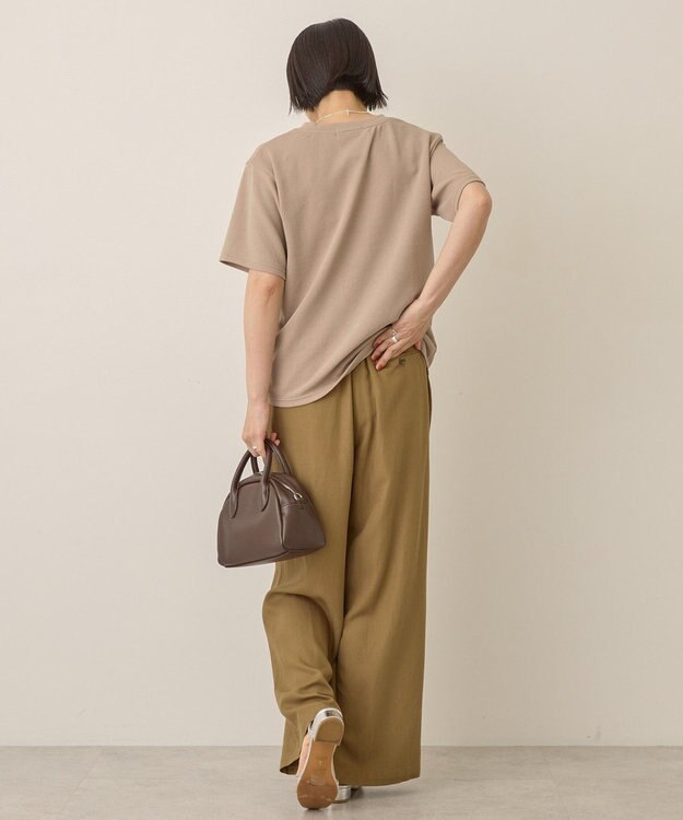 AMERICAN HOLIC ジョーゼット半袖プルオーバー Beige