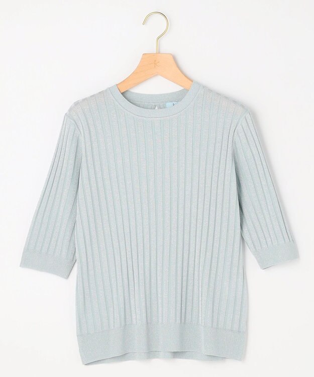 組曲 L 【先行予約】ライトラメニット アンサンブル シルバーブルー系