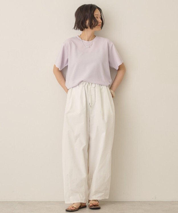 AMERICAN HOLIC ジョーゼット半袖プルオーバー Lavender