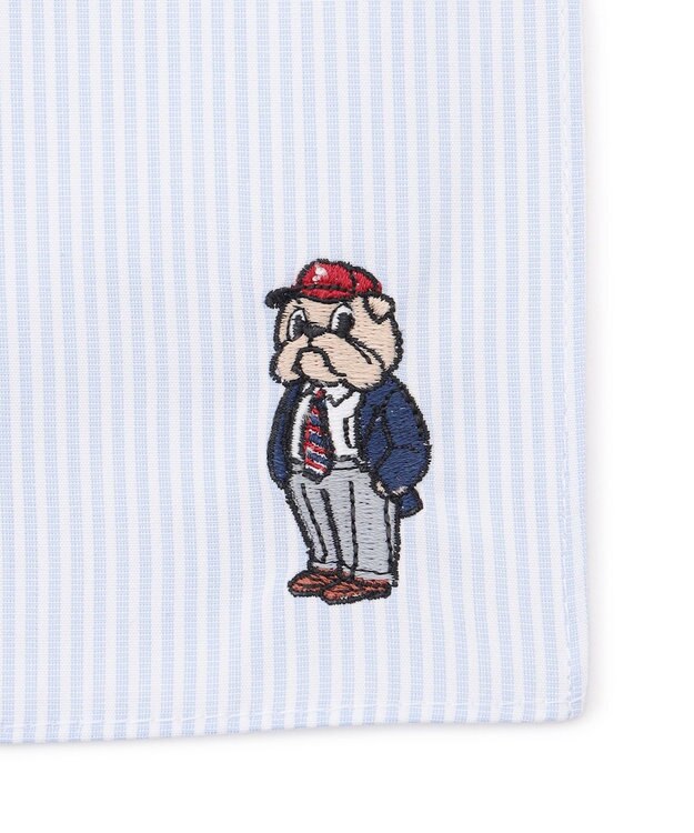 J.PRESS MEN 【BULLDOG BOY】ブロードハンカチーフ サックスブルー系1