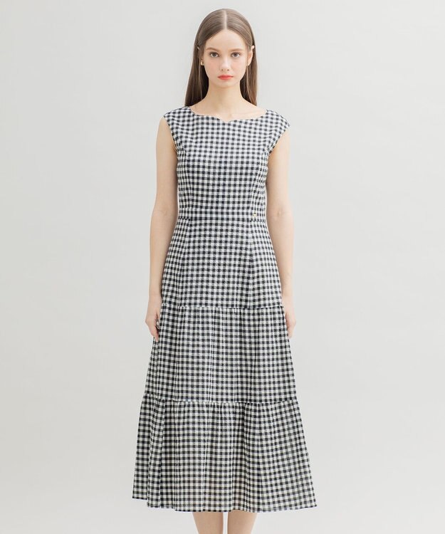 TOCCA 【洗える】MELODY ロング丈ドレス ブラック系5