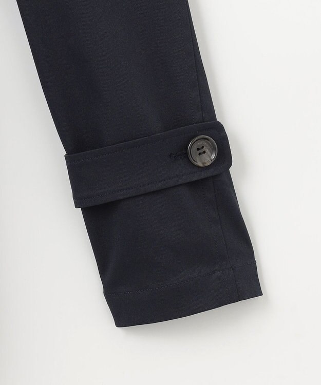 組曲 【WEB限定】コットンライクツイル ショートトレンチコート ネイビー系