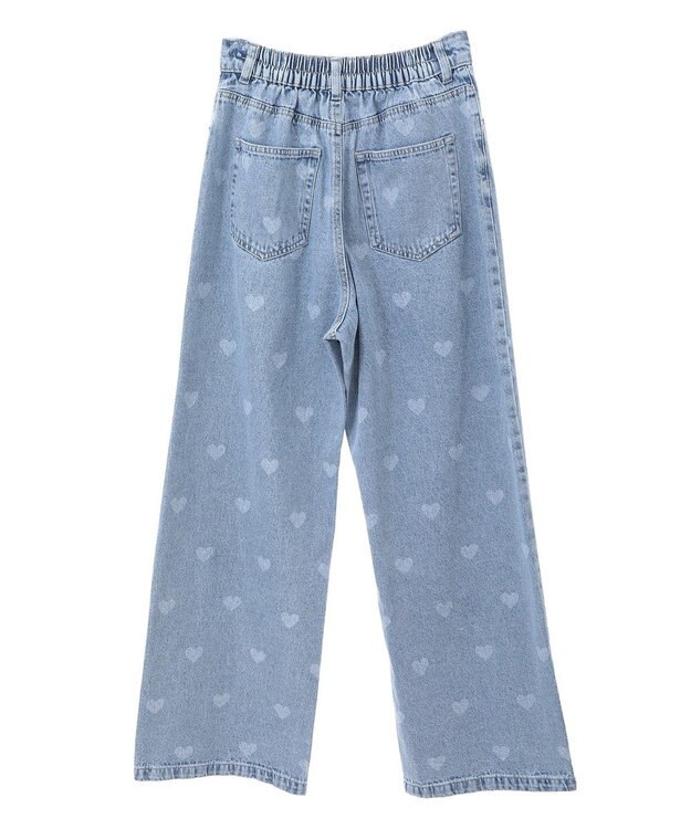 Green Parks ・ＳＵＧＡＲ　ＳＰＯＯＮ　ハート抜染ｐｔデニム Indigo